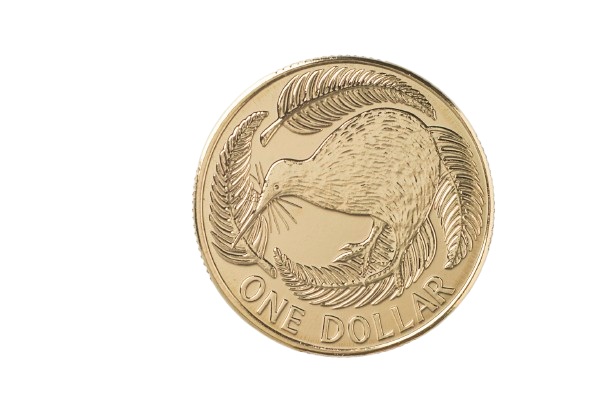 Back of New Zealand 1 dollar coin
